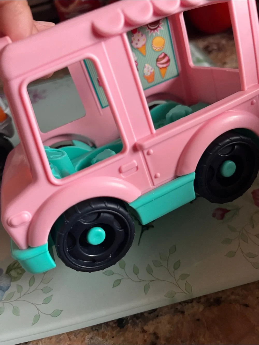 Fisher-Price Pink and Orange Play Vehicle Duo - Kids Toy Cars